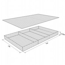 Габион ГСИ-М-3,0х2,0х0,23-С80-3,0-Ц